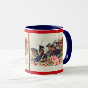 One Nation Vintag Patriotic Coffee Tasse