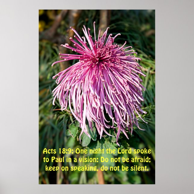 One night the Lord spoke to Paul Poster (Vorne)