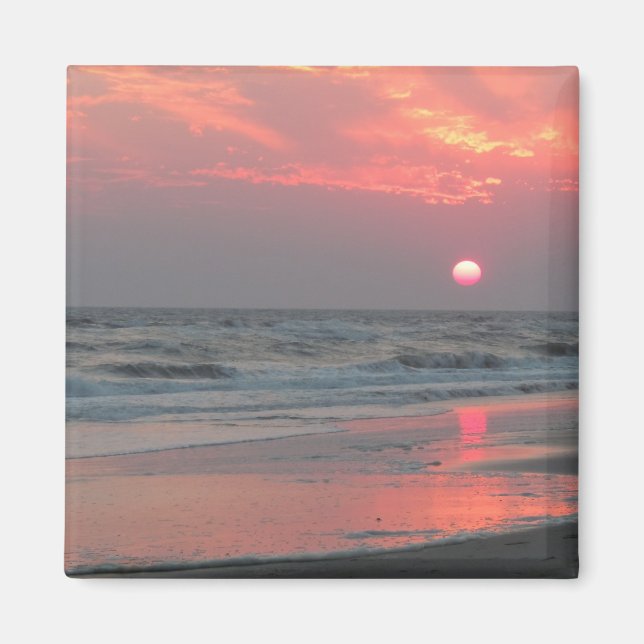 One Perfect Sunset - Eicheninsel, NC Magnet (Vorne)