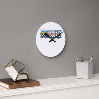 One Piece G5 Anime-Pirat-Wanduhr  Runde Wanduhr