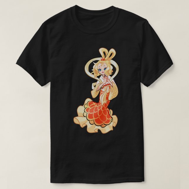 One Piece mermaid - Queen Otohime T-Shirt (Design vorne)