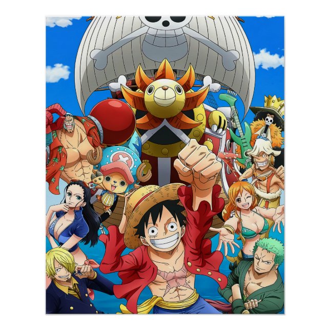 One Piece Strohhüte Poster (Vorderseite)