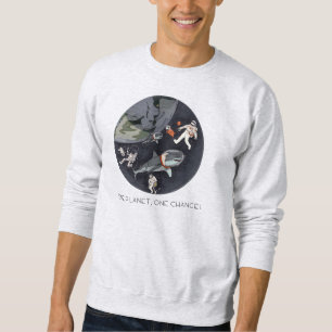 One Planet One Chance - Earth Day (Cartoon Texture Sweatshirt