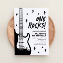 One Rocks Gitarren Rock und Roll 1. Geburtstag