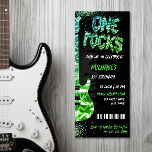 One Rocks Music Themenkonzert Geburtstag Einladung