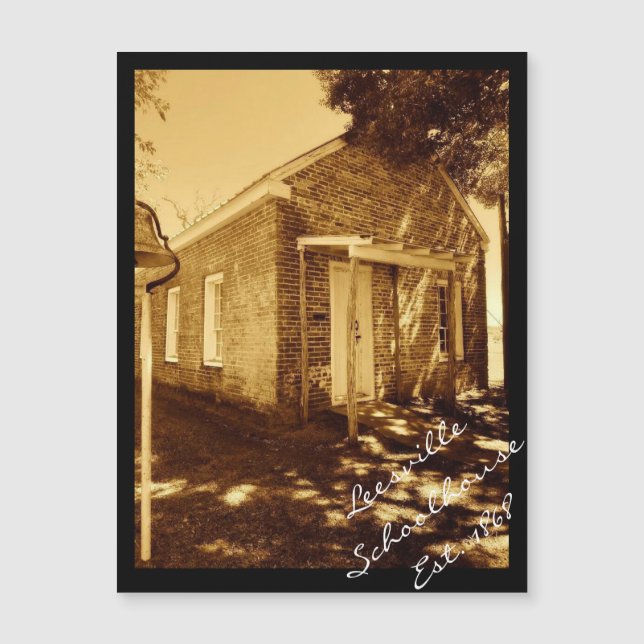 One Room Schoolhouse Magnet (Vorderseite)