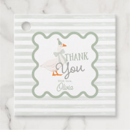 One Silly Goose 1st Birthday Thank You Geschenkanhänger