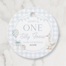ONE Silly Goose Blue 1st Birthday Party