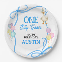 One Silly Goose Boys First Birthday