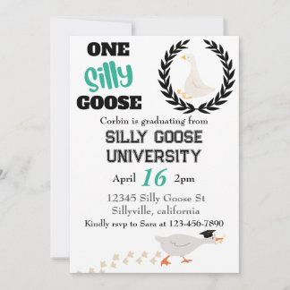 One Silly Goose - Silly Goose Invitations