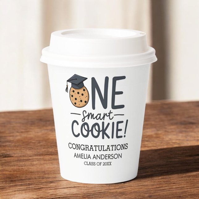 One Smart Cookie Abschluss Class Pappbecher (Von Creator hochgeladen)