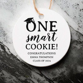 One Smart Cookie Class of 2024 Abschluss Geschenkanhänger
