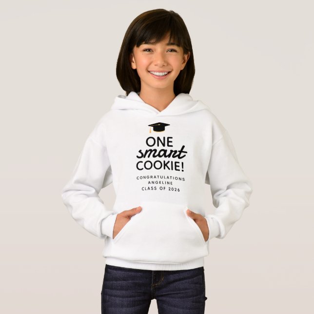One Smart Cookie Graduation Party Celebration Hoodie (Vorne ganz)