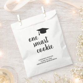 One Smart Cookie Mortar Board Moderner Abschluss Geschenktütchen