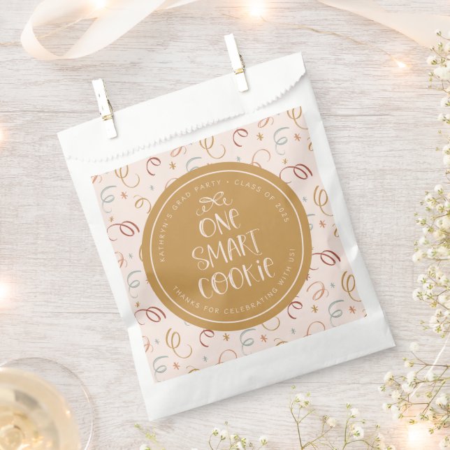 One Smart Cookie Niedlich Confetti Custom Grad Par Geschenktütchen (Ausgeschnitten)
