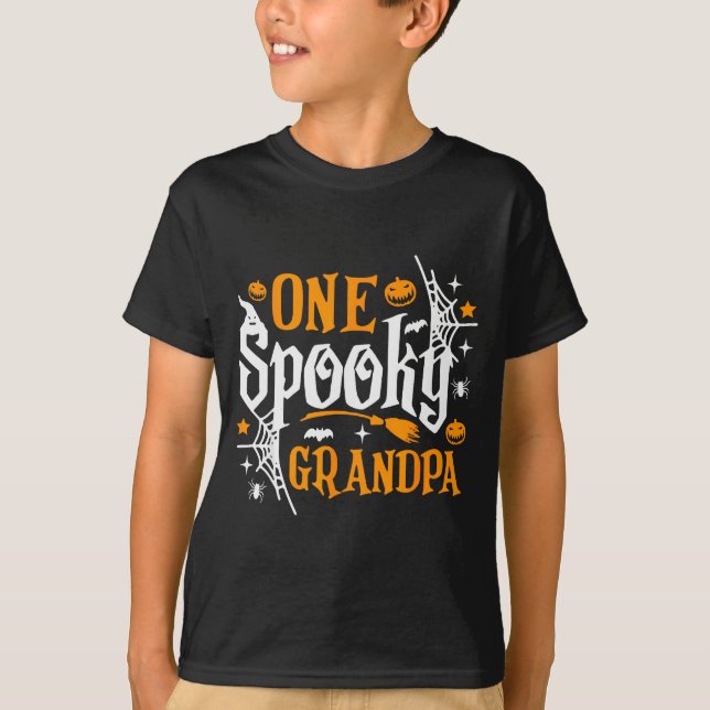 One Soky Grandpa Shirt Funny Halloween Matching Fa (Vorderseite)