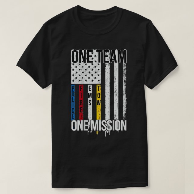 One Team One Mission T-Shirt (Design vorne)