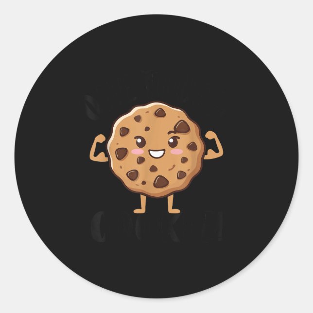 One Tough Cookie  Runder Aufkleber (Vorderseite)
