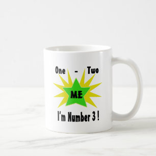 One Two Me Nummer 3 Kaffeetasse