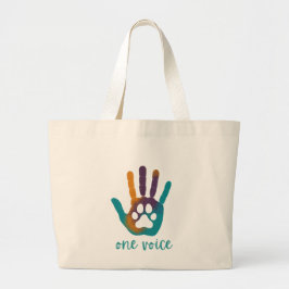 One Voice Tote Bag Jumbo Stoffbeutel