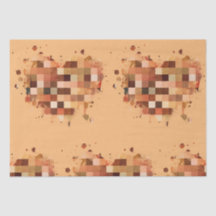 One World Heart Tissue Paper