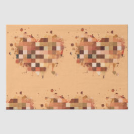 One World Heart Tissue Paper Seidenpapier