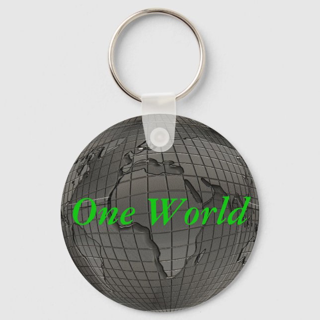 One World Schlüsselanhänger (Vorderseite)