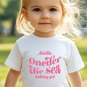 Oneder Die Meer Blumen Glitter Meerjungfrau Schwan Kleinkind T-shirt