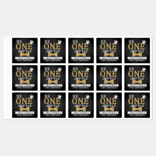 ONEderful 1st Birthday Gastgeschenk Etiketten