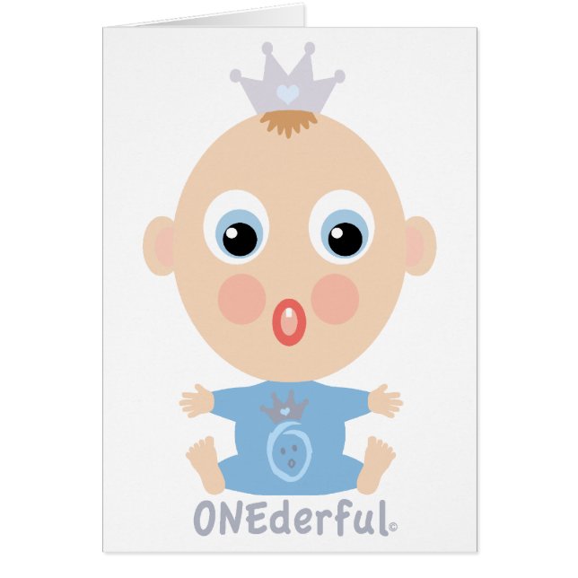 ONEderful BABY Gesicht - Blau (Vorne)