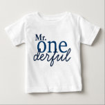 Onederful Baby T Shirt<br><div class="desc">Der perfekte T - Shirt für Mr. Onederful zu seinem ersten Geburtstag!</div>