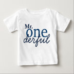 Onederful Baby T Shirt<br><div class="desc">Der perfekte T - Shirt für Mr. Onederful zu seinem ersten Geburtstag!</div>