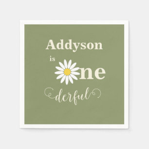 Onederful First Birthday Serviette