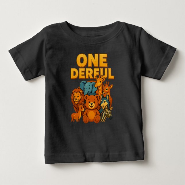 ONEderful - T-shirt pour le 1er anniversaire pour  (Devant)