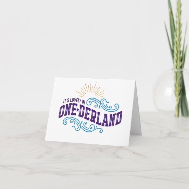 Onederland ist reizendes Notecard Karte (Vorderseite)