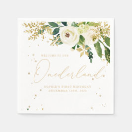 Onederland One First Birthday Serviette