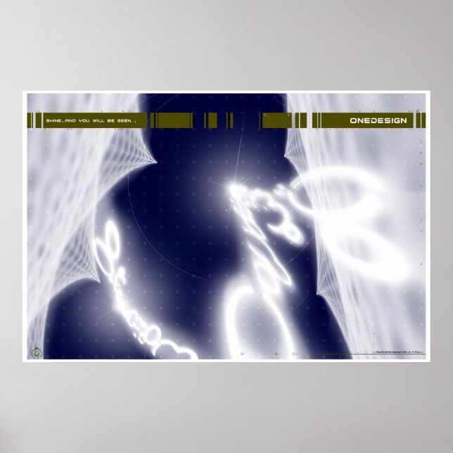 ONEDESIGN_shine Poster (Vorne)
