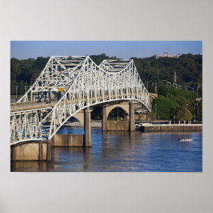 O'Neil Bridge am Tennessee River, Florenz, Poster