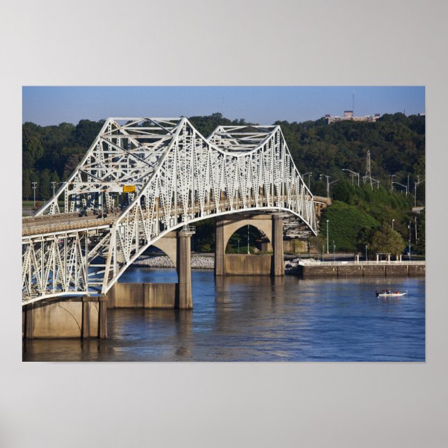 O'Neil Bridge am Tennessee River, Florenz, Poster (Vorne)