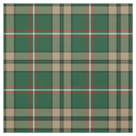 O'Neill Tartan Green und Tan Irish Kariert Stoff