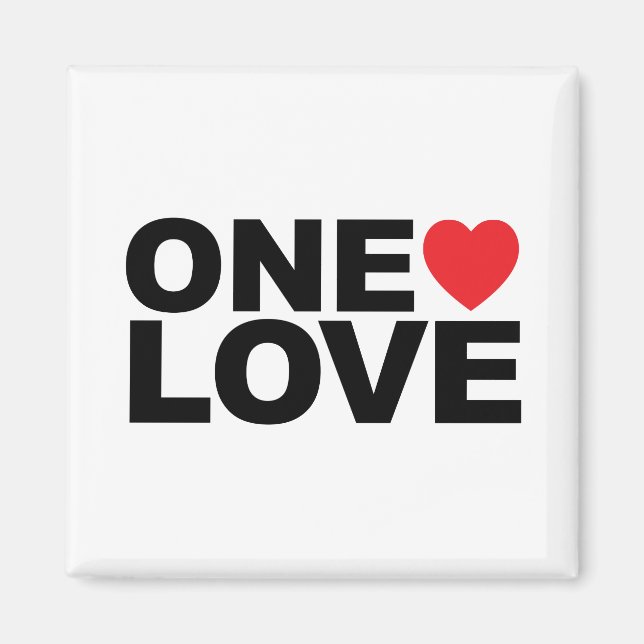 OneLove Logo-Magnet Magnet (Vorne)