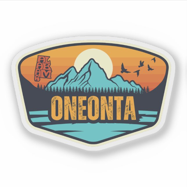 Oneonta, Alabama Aufkleber (Vorderseite)