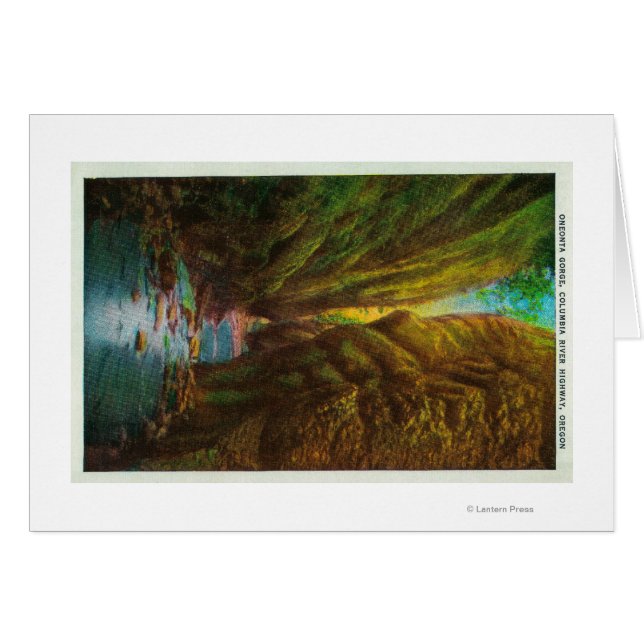 Oneonta-Schlucht in der Columbia-Schlucht (Vorderseite (Horizontal))