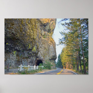 Oneonta Tunnel, Columbia River Highway, Oregon Poster