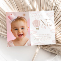 Oneside Hot Air Ballon 1. Geburtstag Foto