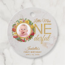 Onetime First Birthday Foto Rose Wreath Floral