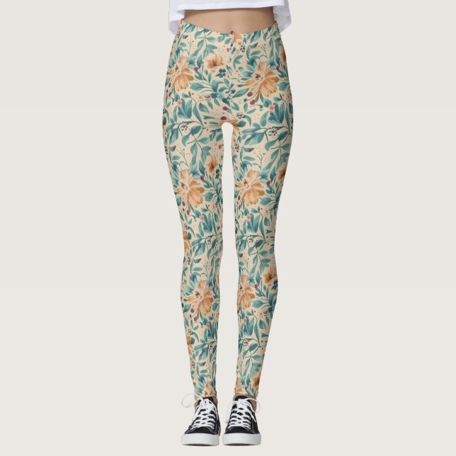 Onflora Floral Legging Leggings (Vorderseite)
