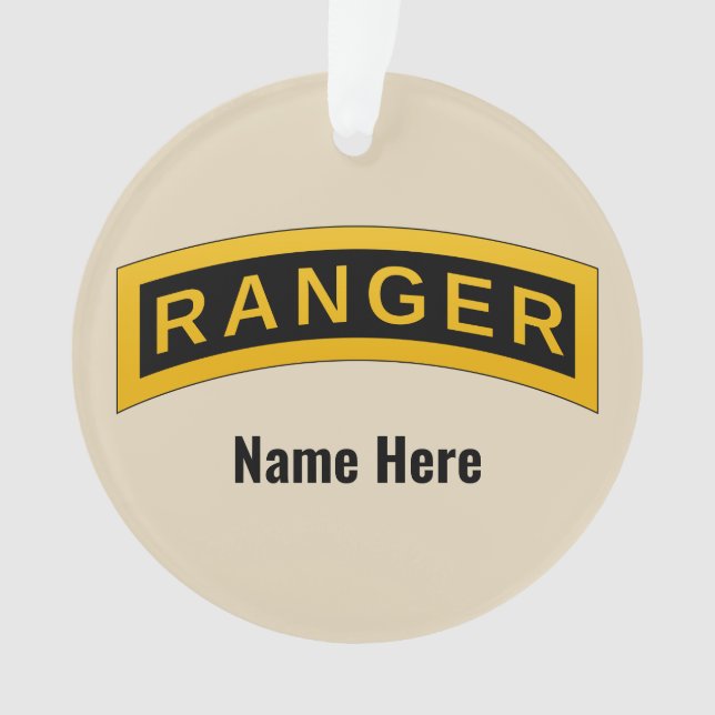 Onglet de l'école des Rangers de l'Armée - Ornemen (devant)