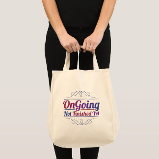 Ongoing Tote Bag Reusable Shopping & Coffee Tote Tragetasche