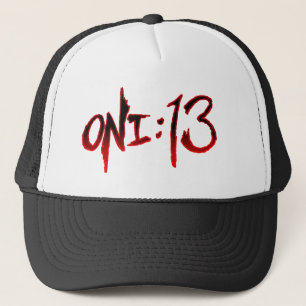 Oni: 13 Logo-Fernlastfahrer-Hut (Schwarzes) Truckerkappe